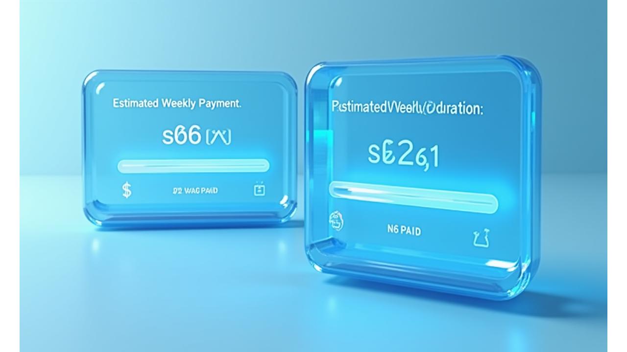 Interactive loan amount and repayment duration sliders with real-time feedback