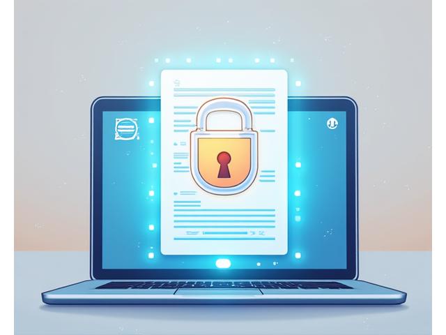 Illustration of a secure digital form with a lock icon, representing secure loan application data collection.