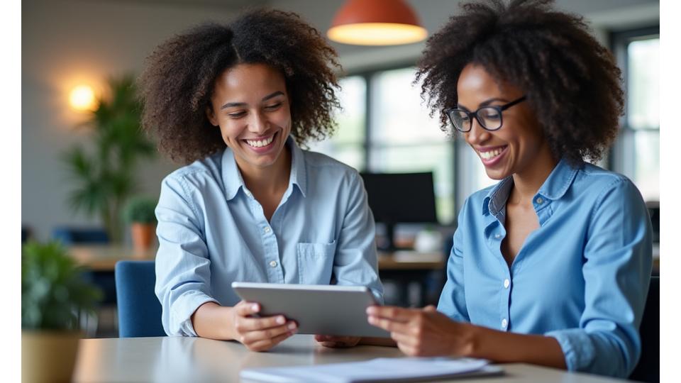 Team member helping a customer with payment questions, showing transparency and support